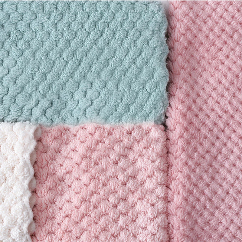 Kitchen Anti-grease Wiping Rags Dish Towel Absorbent Table Towels Household Dishwashing Scouring Pad Glass Window Cleaning Cloth | Дом и сад