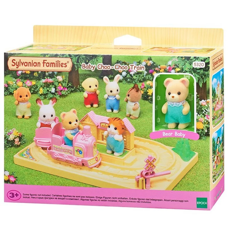Sylvanian Family Toy детский сад Счастливый маленький поезд детская игра дом кукла 5320 |