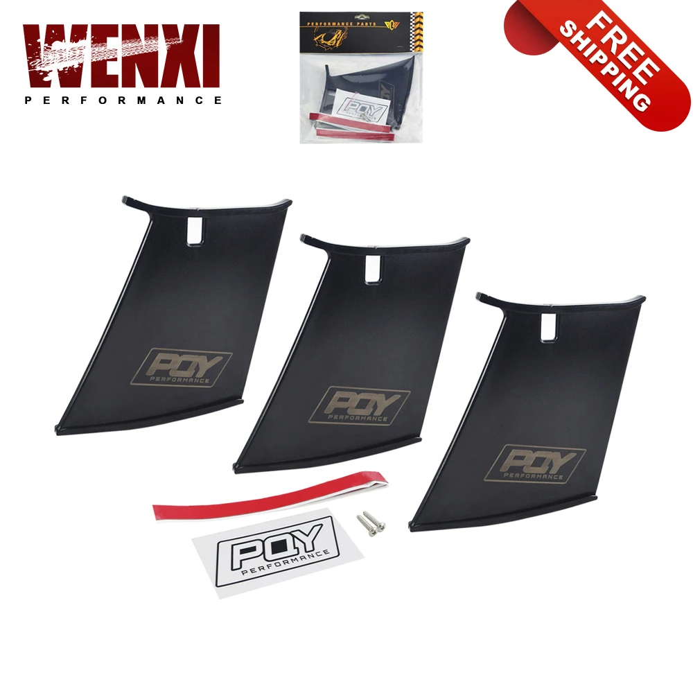 Free Shipping Rear Wing Spoiler Support Stabilizer for Subaru STi 04-07 With PQY Logo WX-WSS01 |