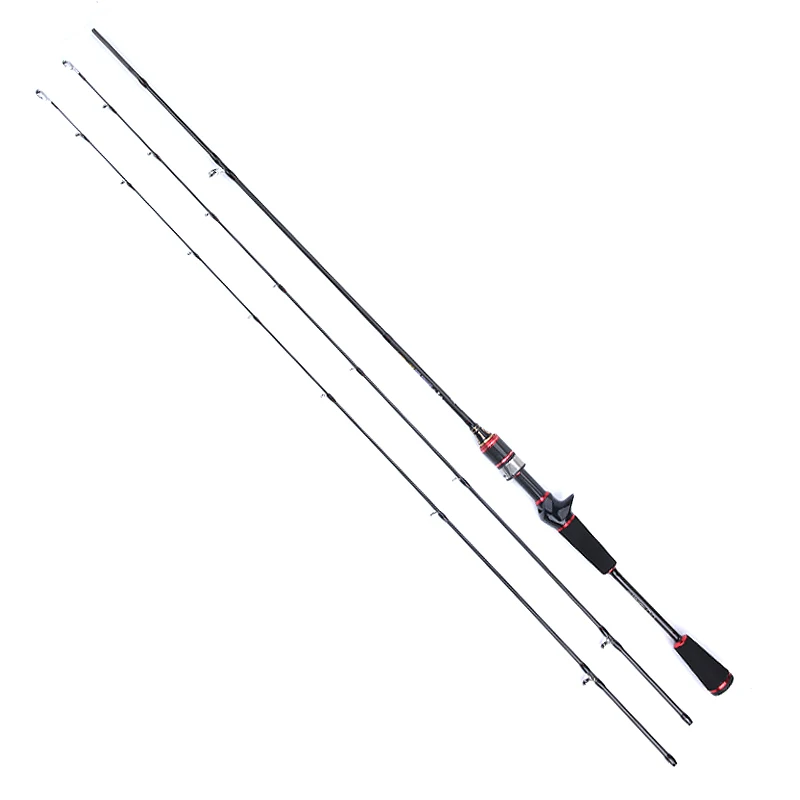 Японское качество 1,80 м Высокоуглеродистый спиннинг форели/Литье удилища Двойные наконечники UL/L действие твердый наконечник приманки вес 2-8 г