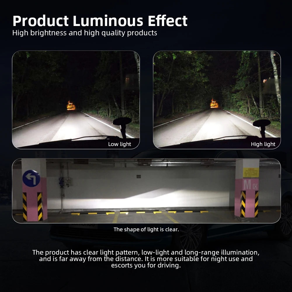 2 шт. фар автомобиля мини-лампа H7 светодиодный лампы H4 H1 H8 H9 H11 комплект 9005 HB3 9006 HB4