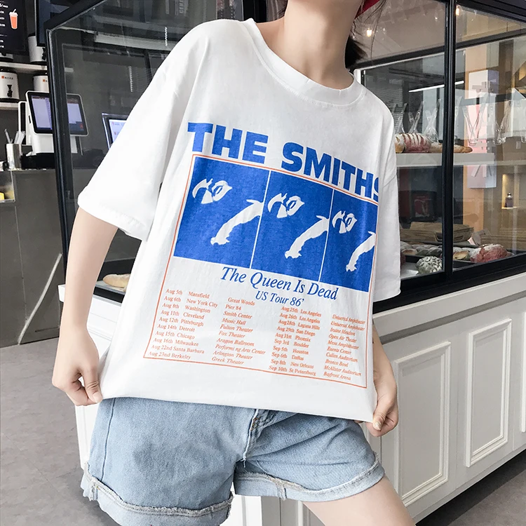 Винтажные повседневные белые хлопковые универсальные свободные новые модные