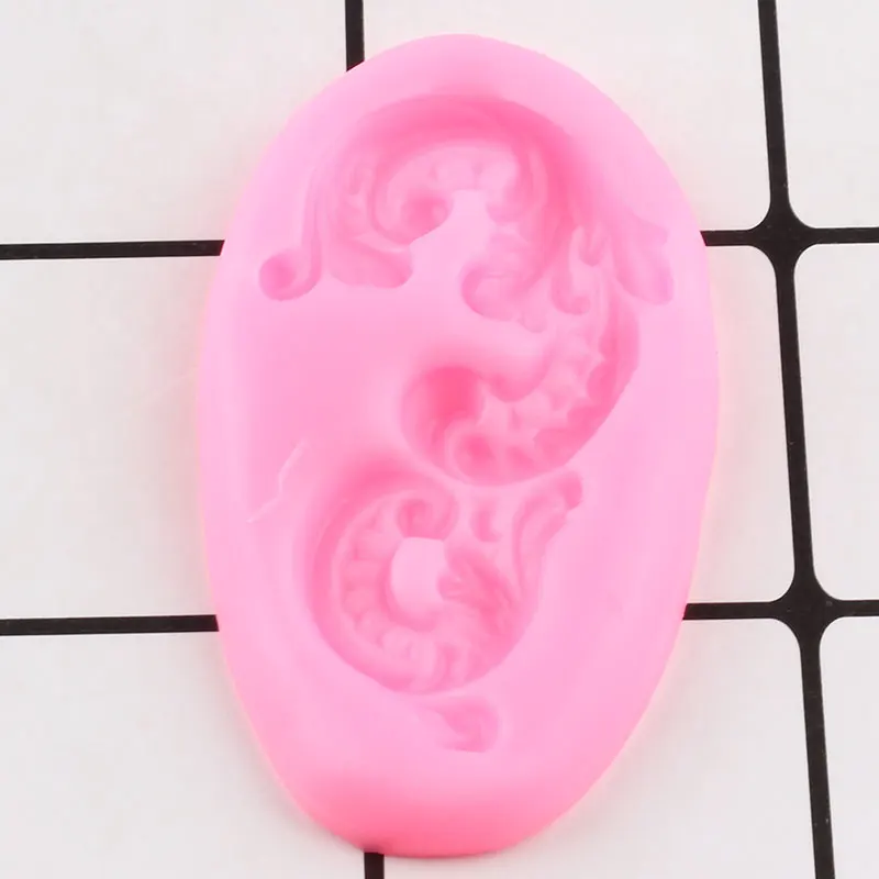 Барокко рельеф границы силиконовые формы DIY кружева рамка инструменты для