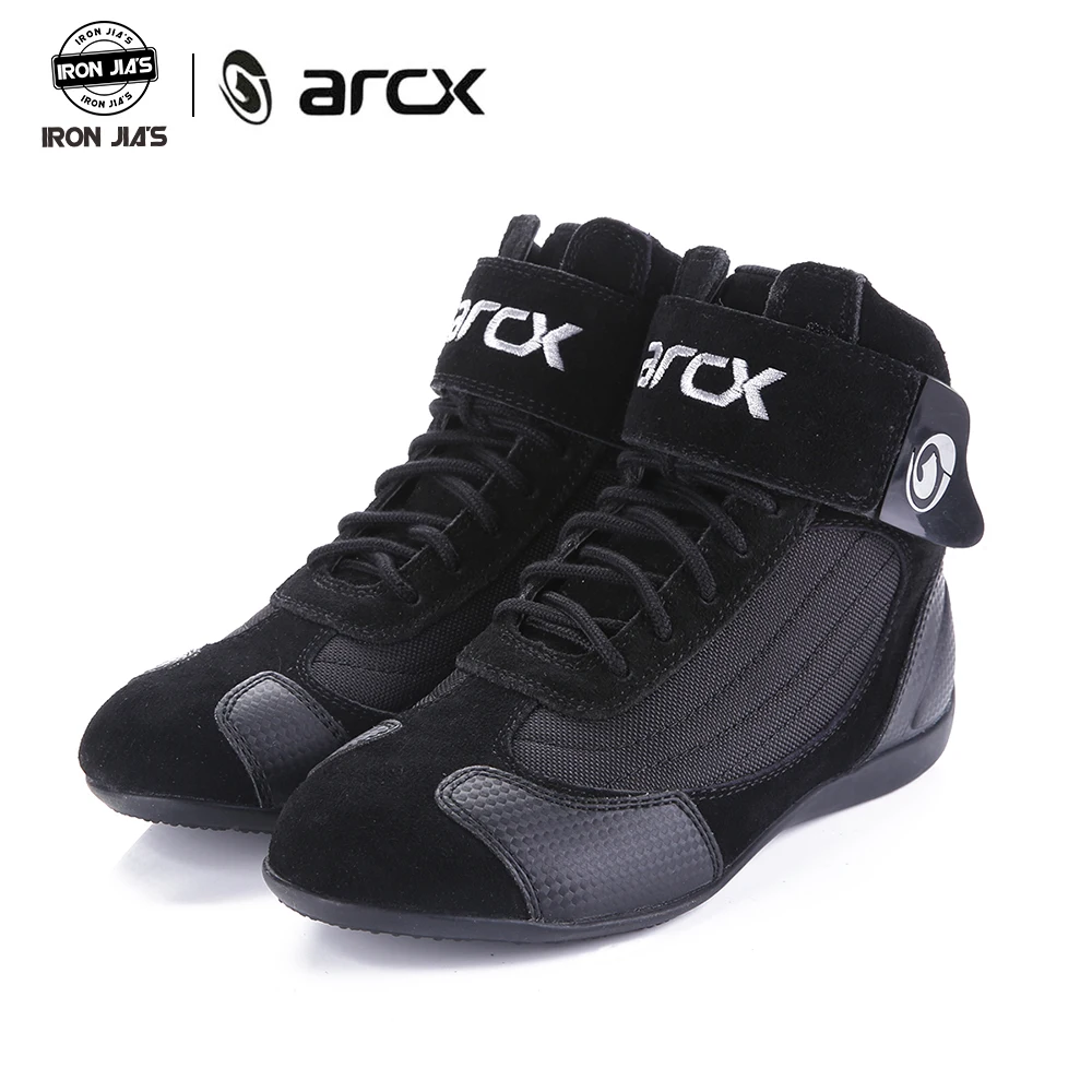 ARCX Motorcycle Boots Men Moto Riding Boots Summer Breathable Motorcycle Shoes Motorbike Chopper Cruiser Touring Ankle Shoes enlarge