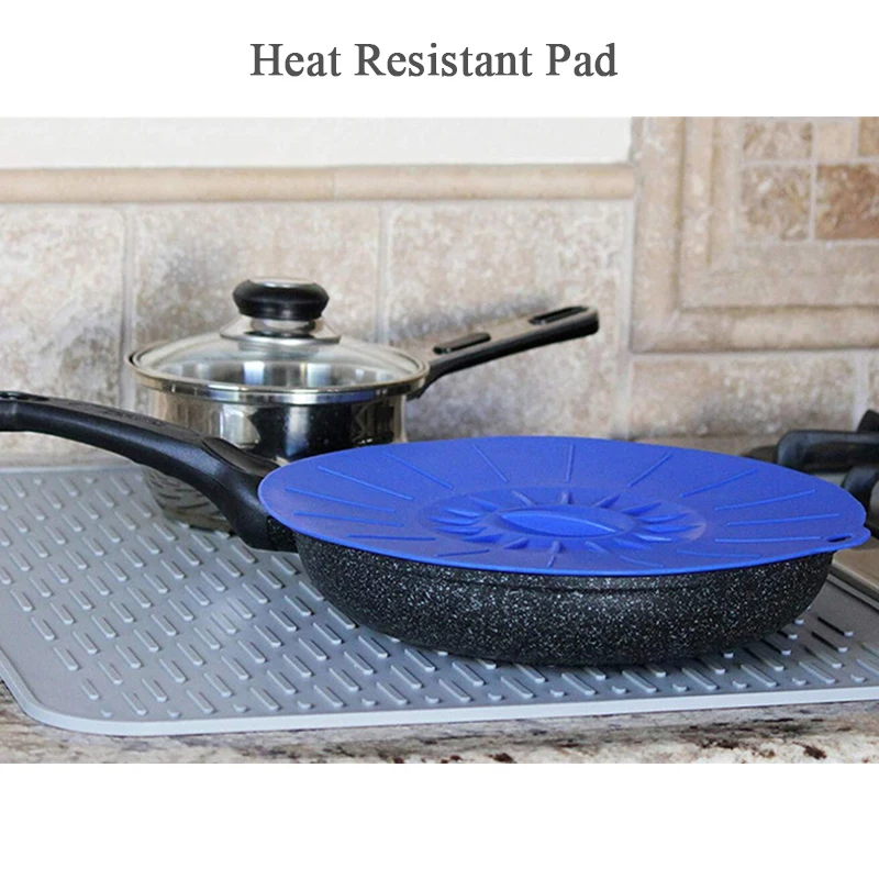 Силиконовая накладка Кухня кухонный коврик для раковина стол подушки Прилавок