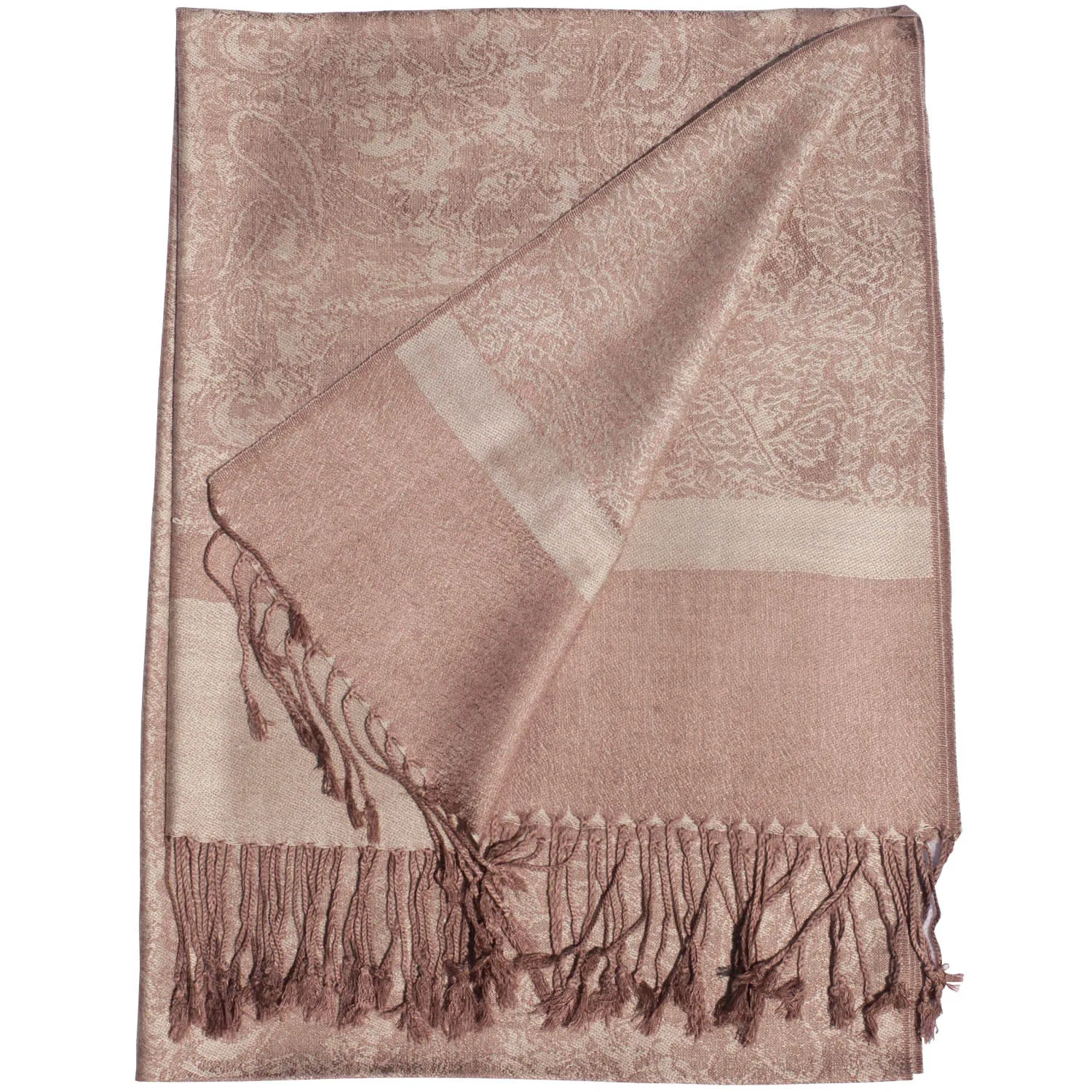 Шелковый шарф из Пашмина осенне зимний жаккардовый узор Пейсли шаль кашемира