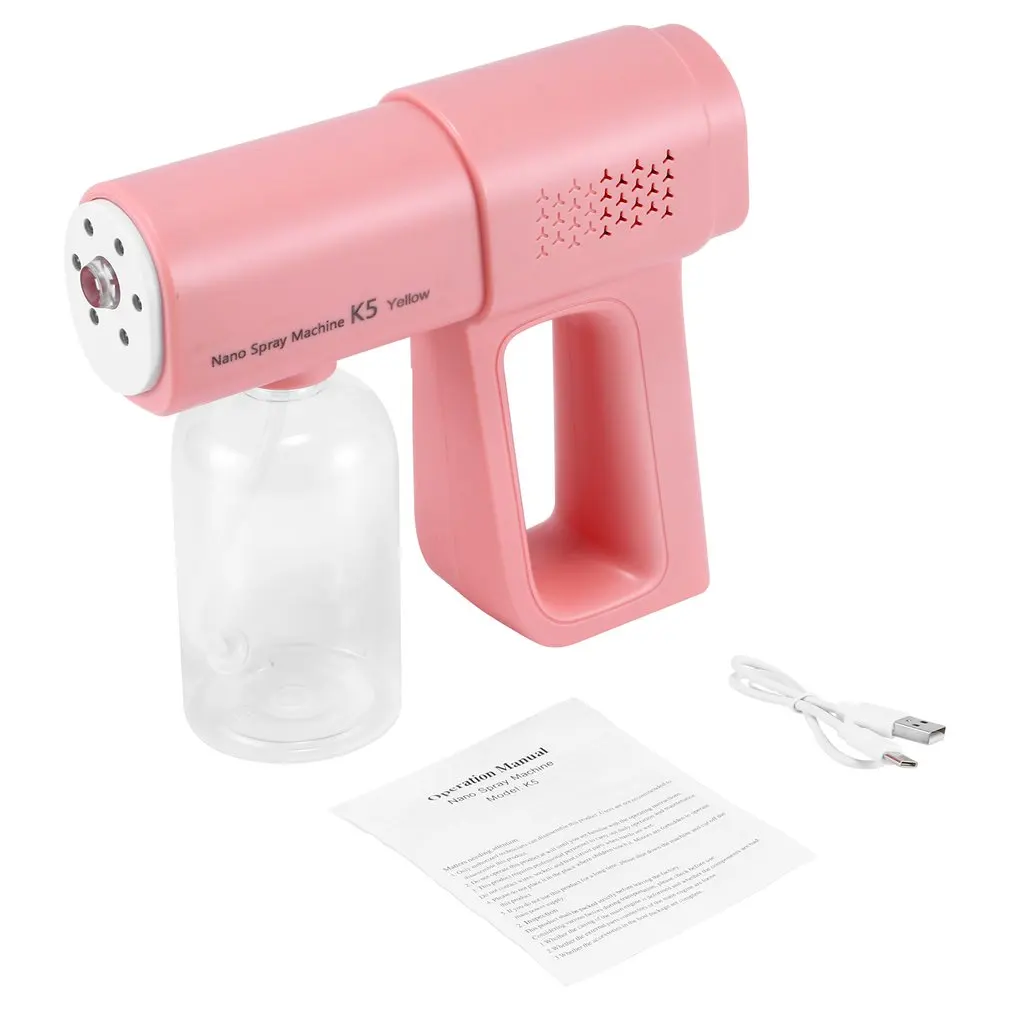 

Sprayer K5 380ML Large Capacity USB Charging Blue Light Atomizer High Efficiency Atomization Electric Cold Mist Sprayer