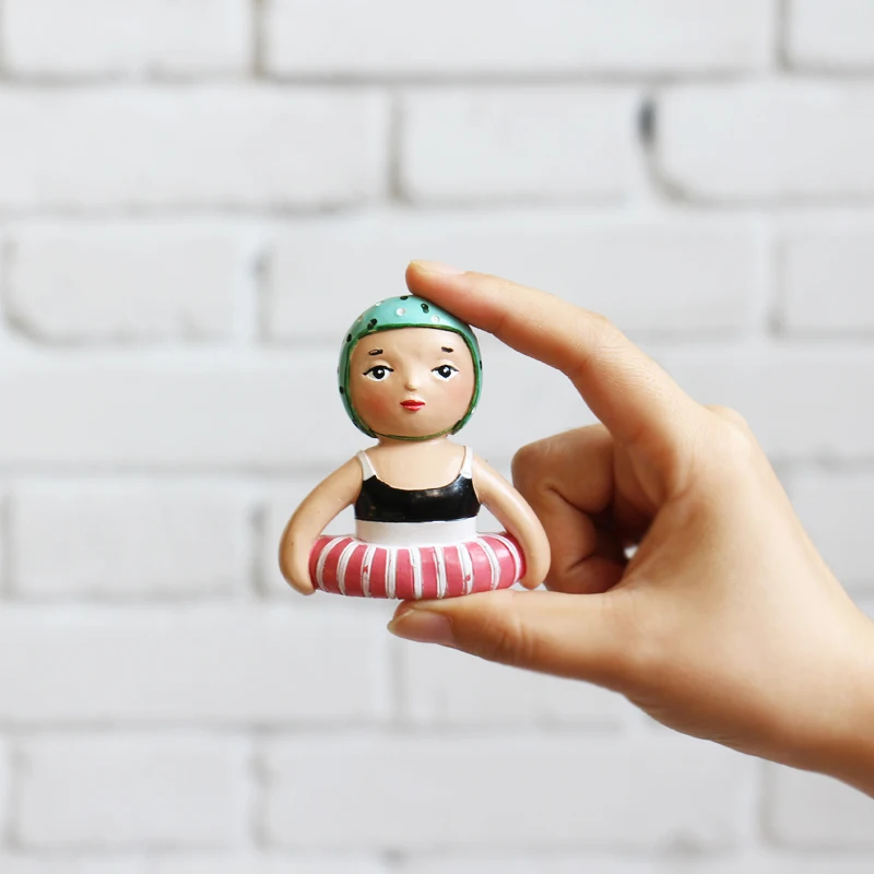 Большая симпатичная полимерная брошь значок персональная мультяшная фотография