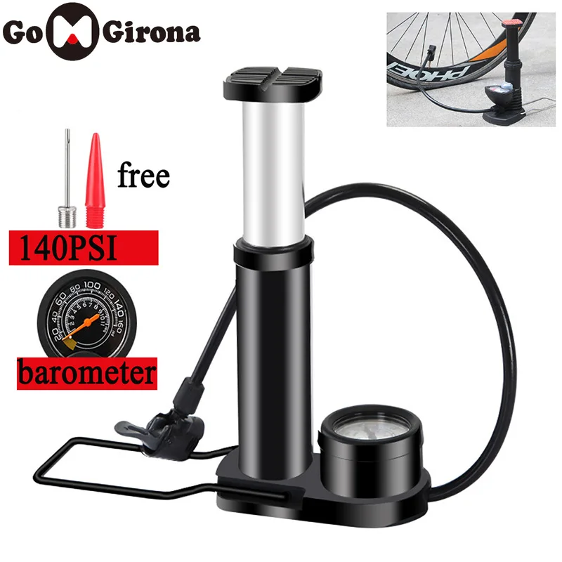 Велосипедный мини насос с активированным полом для езды на горном велосипеде