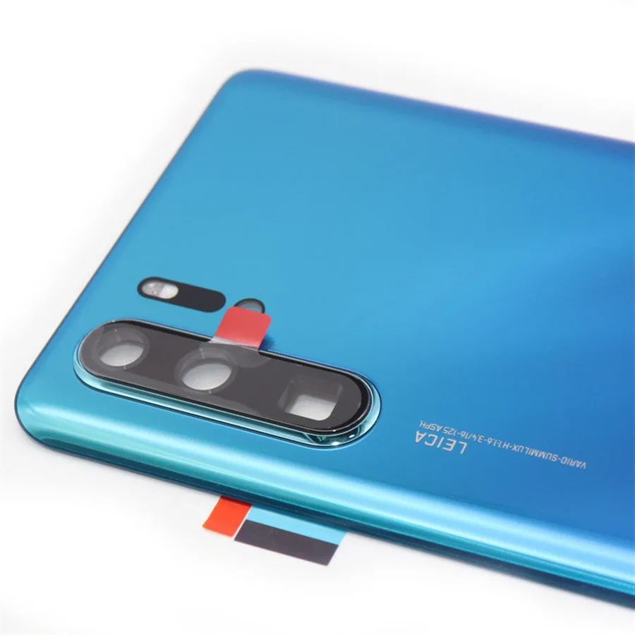 Для huawei P30 задняя крышка батарейного отсека задняя стеклянная дверь Корпус чехол ELE L09 L29 для huawei P30 Pro крышка батареи+ объектив камеры VOG L04