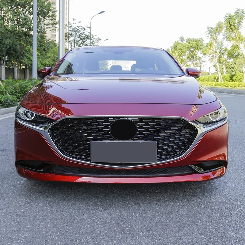 Для Mazda 3 2019 2020 2021 Автомобильная передняя крышка наклейки на переднее лицо Яркие