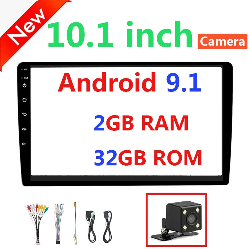 10.1in 9.1 232 Cam 9/10. 1 дюймов Android 8. 1 Автомагнитола 2 Din автомагнитола Автомобильная стерео Автомагнитола Wifi FM Bluetooth стерео 2Din Gps 45 - Цвет: 10.1in 9.1 232 Cam