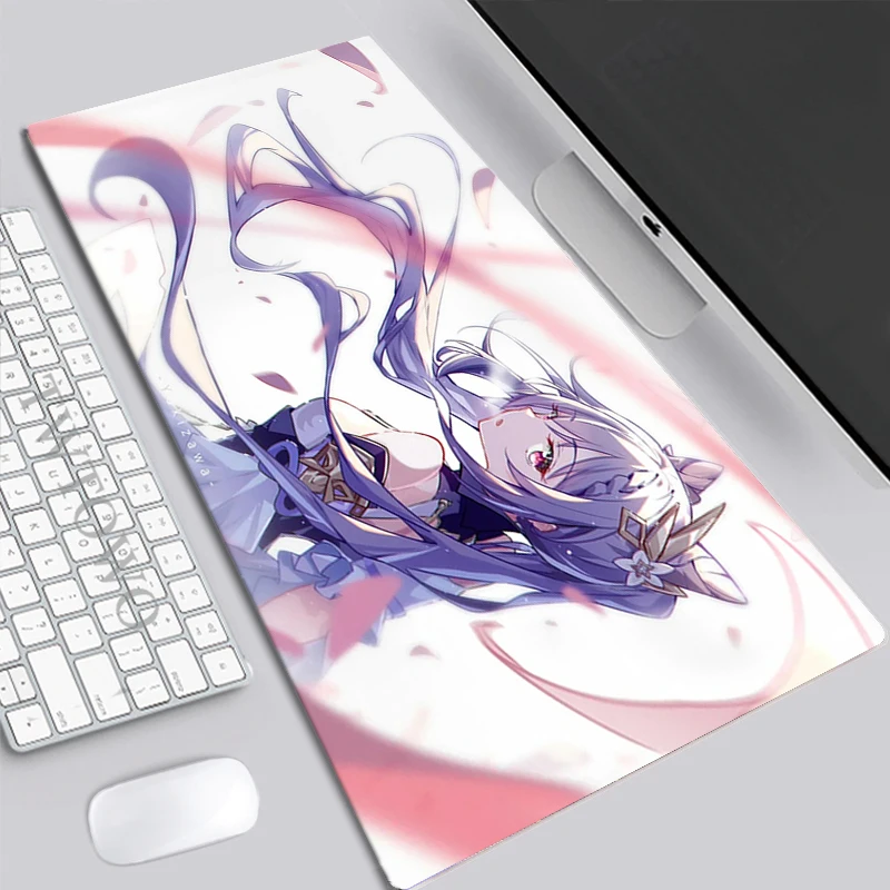 

Mousepad Large New HD Computer Desk Mats Mouse Mat Genshin Impact Carpet Laptop Office Soft Anti-slip Mouse Mat Mice Pad