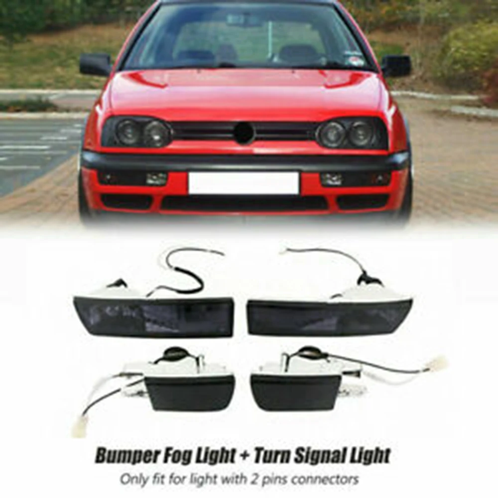 

Передний бампер, дымовая линза, противотуманный свет, сигнал поворота светильник фара, автомобильные аксессуары для Vw Golf Jetta Mk3 1993-1998, против...