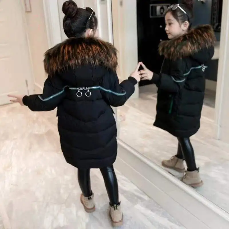 2019 теплая зимняя детская куртка Детская Зимняя шерстяная Верхняя одежда