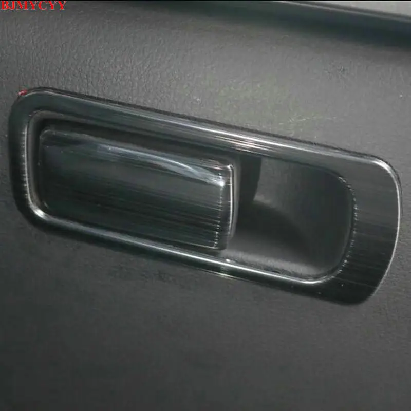 BJMYCYY 2 шт./компл. декоративная рамка из нержавеющей стали для ручки перчаточного ящика автомобильного водителя Co для Mazda 3 Axela 2020