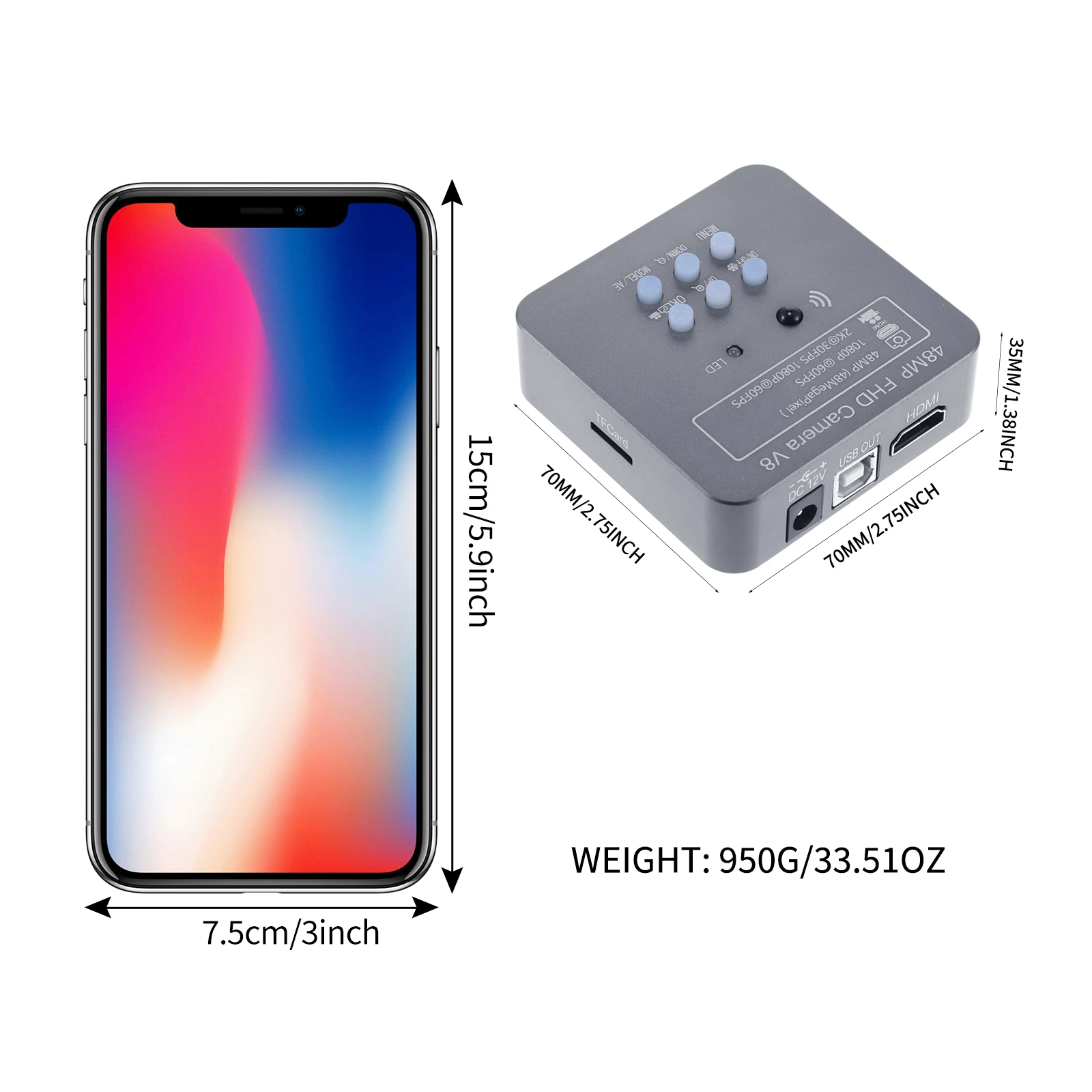 Цена Цифровой микроскоп 1080P 48 МП HDMI электронная пайка 180X микроскоп камера USB светодиодная кольцесветильник профессиональные ремонтные комплект...