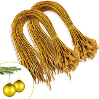 1000pcs christmas snap locking strings price tags fasteners precut hanging ropes greeting card clothing hanging rope decor rope