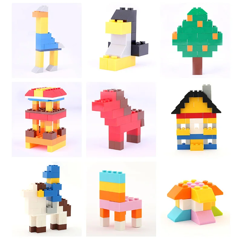 250 1000 шт. Детский конструктор сделай сам|Блочные конструкторы| |