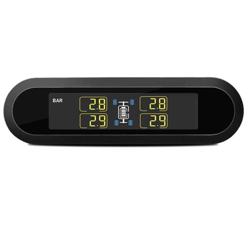 Car TPMS Tire Pressure Monitoring System Super LCD Universal for 6 Wheels Bus Van with Sensors Imported Chips T650 | Автомобили и