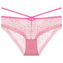 Bragas de cintura baja de seda, ropa interior Sexy de gasa blanca, transpirable, cómodo, sin rastro, ultrafino, 2021 (1)