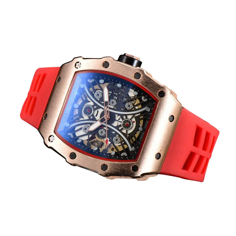 

European and American fashion diamond inlaid watch small three pin calendar men's quartz watch single fold button quartz wat