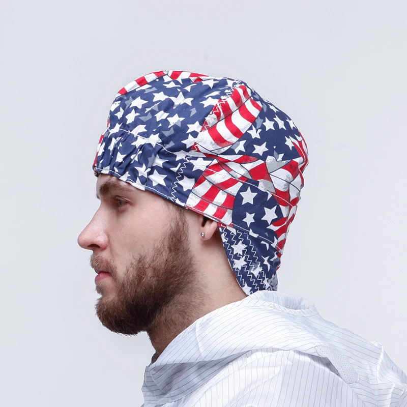 

Dust-proof Protective Hat Work Safety Helmet Cotton Paint Dust Clean Sweat-Absorbent Security Welding Welder Cap Hood Breathable