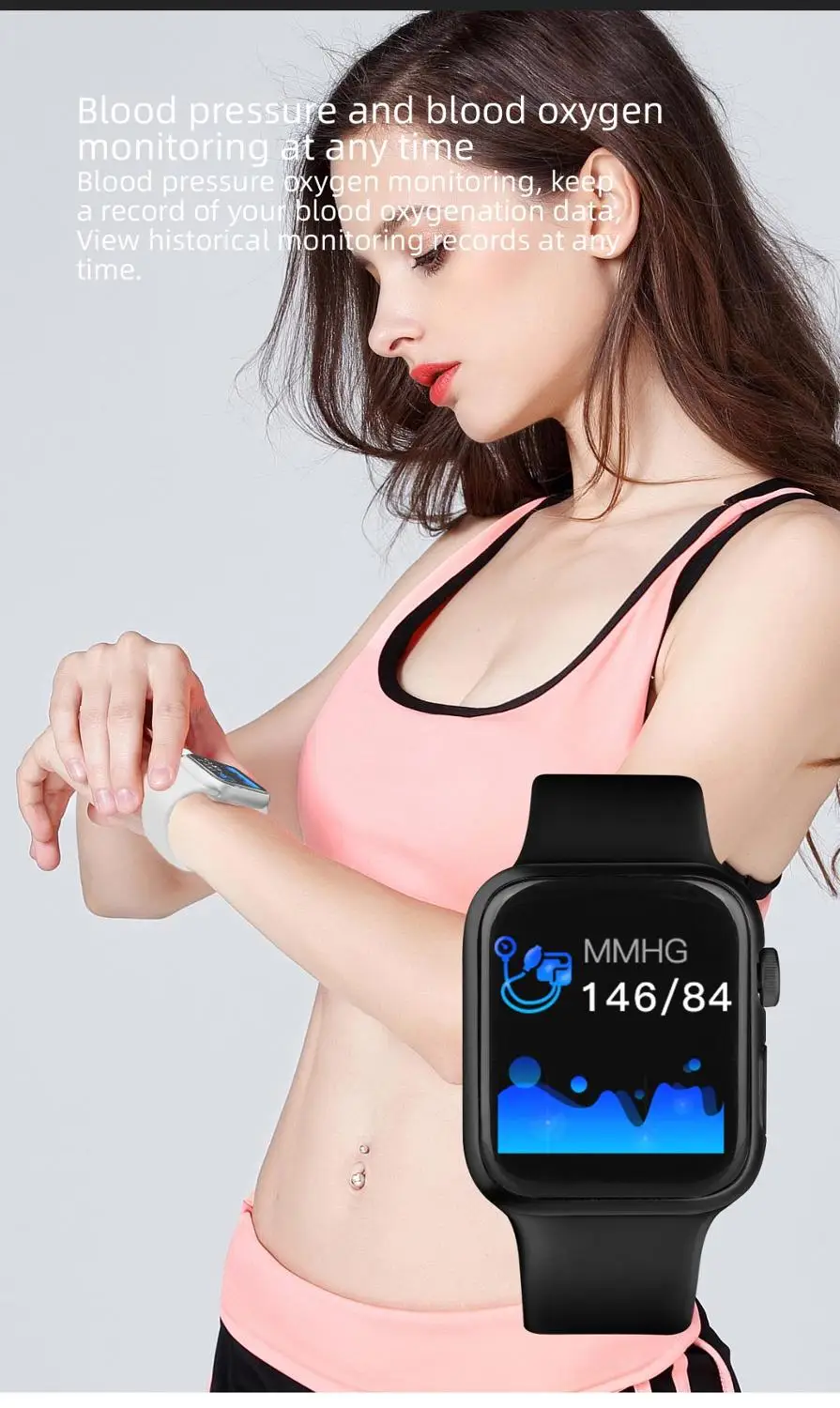 Предпродажный спортивный смарт-браслет P20 для мужчин и женщин трекер здоровья 1 3