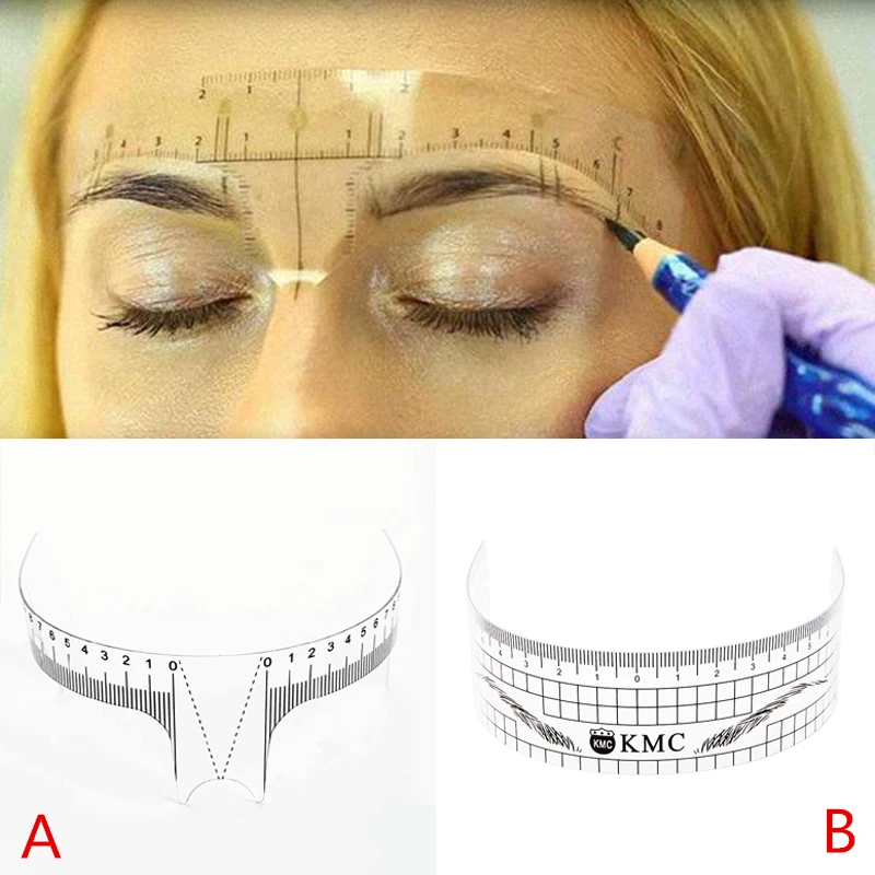 6 стилей фотоблестки полуперманентный макияж мерные инструменты трафареты для