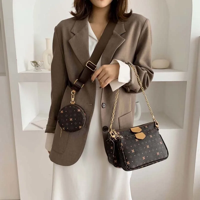 Маленькая универсальная сумка мессенджер Design sense для детей и матерей с цепочкой