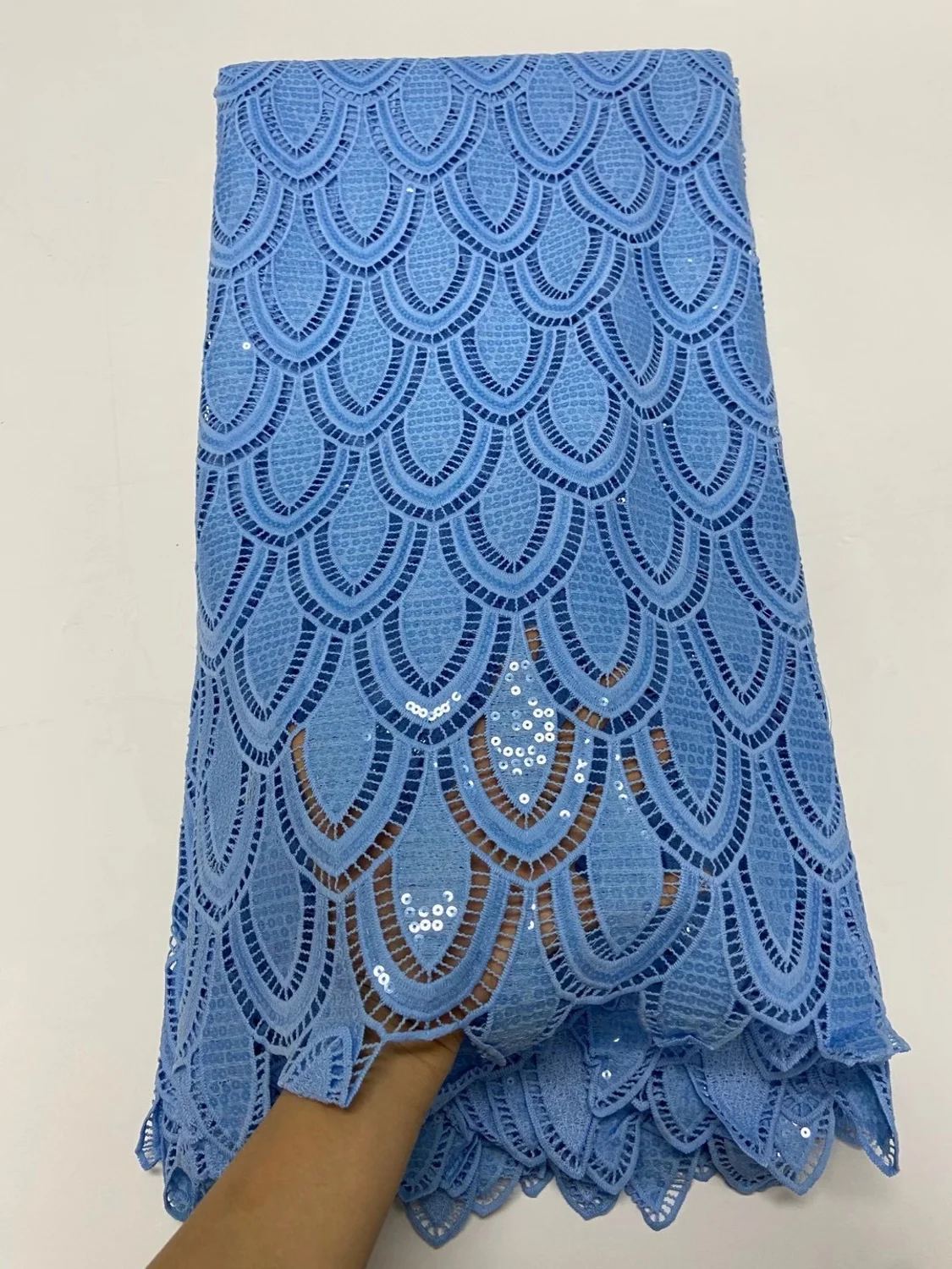 2020 новейшее гипюровое кружево кружевная вышивка Африканский шнур с блестками