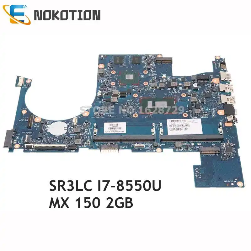 

NOKOTION For HP ENVY 17M-AE 17-AE Series Laptop Motherboard 940819-601 940819-001 6050A2923801-MB-A01 SR3LC I7-8550U MX150 2GB