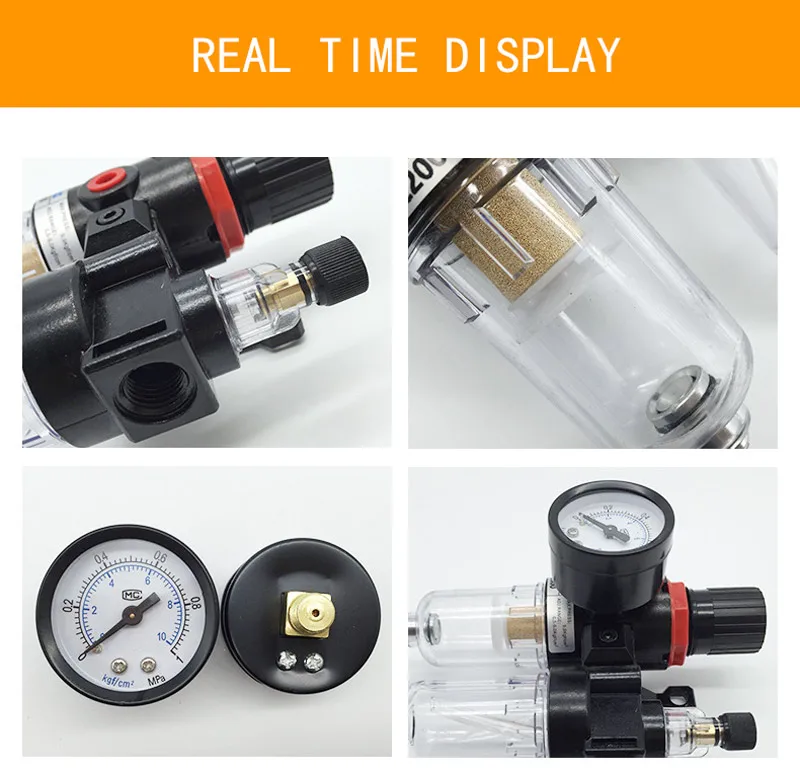 AFR2000 + AL2000 G1 / 4 &quotAFC2000 air compressor oil water separator filter regulator trap | Pneumatic Parts