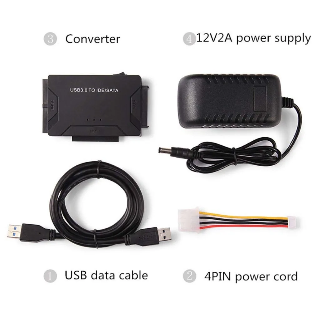 Новинка SATA Combo USB IDE адаптер Жесткий диск к 3 0 преобразователь передачи данных для 2