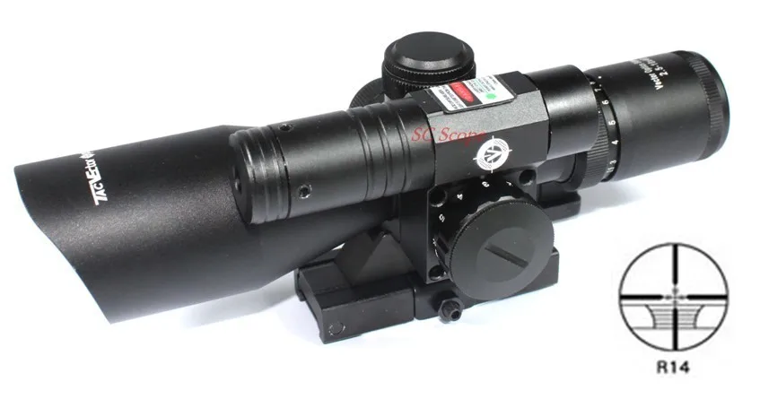 Векторная оптика Sideswipe 2,5-10x40 E компактный зеленый лазерный прицел для винтовки с быстроразъемным креплением 20 мм Weaver