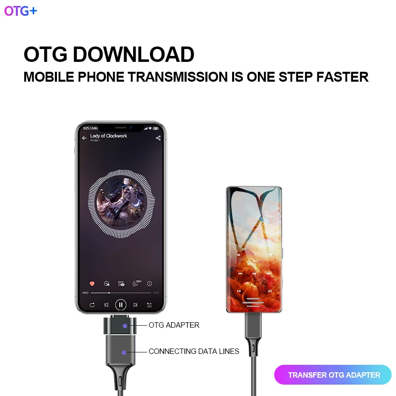 Тонкий чехол Newsmy A65 MP4 Player 8 Гб Walkman OTG электронная книга поддержка TF карты HiFi Loseless