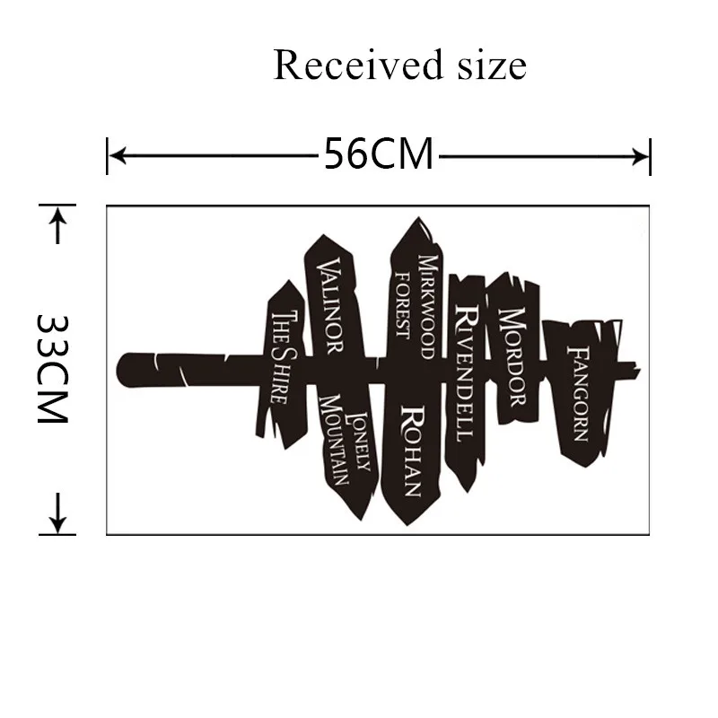 Творческий дорожный настенный знак-Наклейка украшения для детей детские номер