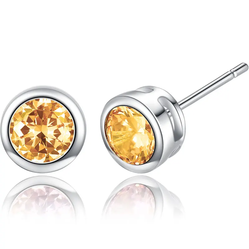 

Multi-color transparent colorful AAA zircon jewelry fashion charm women's earrings engagement jewelry ladies gift