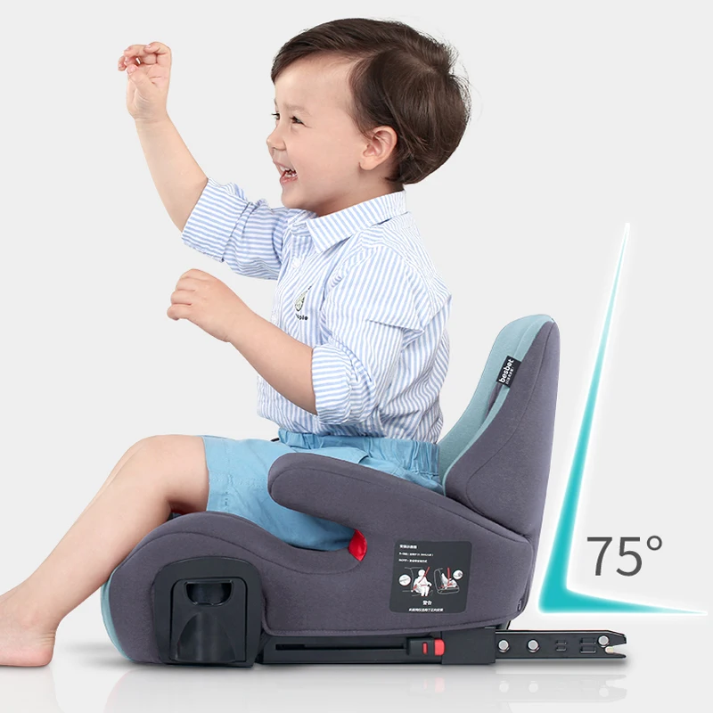 От 3 до 12 лет портативный для малышей автомобильное сиденье ISOFIX интерфейс Booster