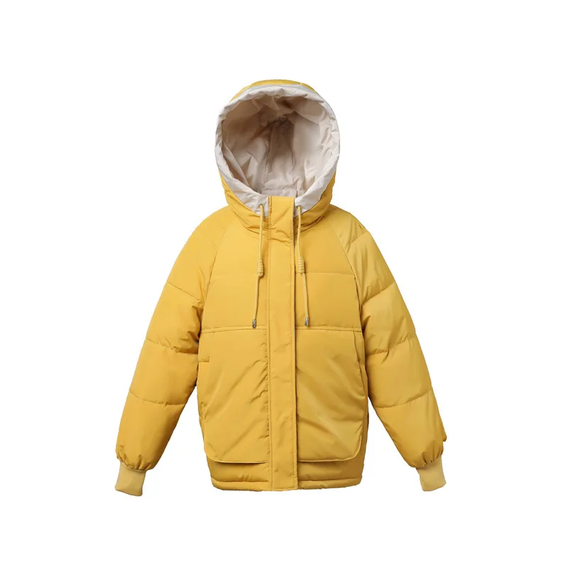 

2020 new women's winter short loose down cotton jacket women's Hooded Jacket