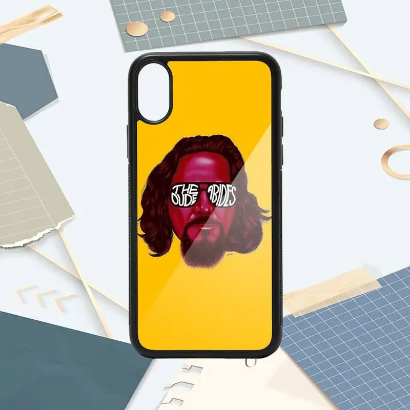 

Movie Film The Big Lebowski painting Phone Case PC for iPhone 11 12 pro XS MAX 8 7 6 6S Plus X 5S SE 2020 XR