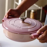 non stick cooking pot kitchen accessories soup pot cast iron cookware gas stove induction cooker soup pot panelas kitchenware bc