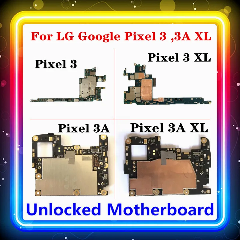 Материнская плата для LG Google Pixel 3 3A XL 100% замена оригинальной чистой материнской