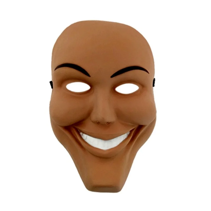 Ужасная маска со смайликом многоцветная для мужчин и женщин Хэллоуина