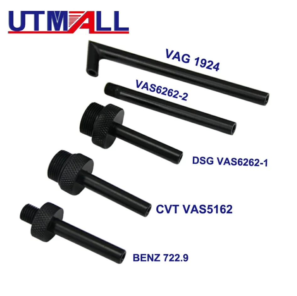 5PCS SET Трансмиссия масло наполнитель инструмент DSG CVT адаптер Набор масляный наполнитель адаптер Комплект для VW VAG/Volkswagen BENZ - Цвет: 5PCS SET