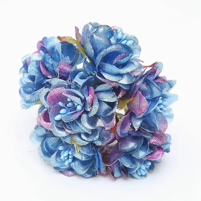 6 шт. 3 см искусственные цветы пластиковый букет гвоздик Свадебные украшения для