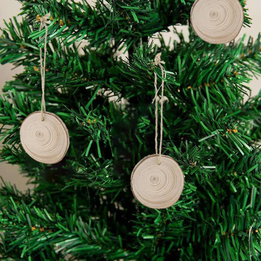 Набор деревянных рождественских украшений 15 шт. рождественские украшения для