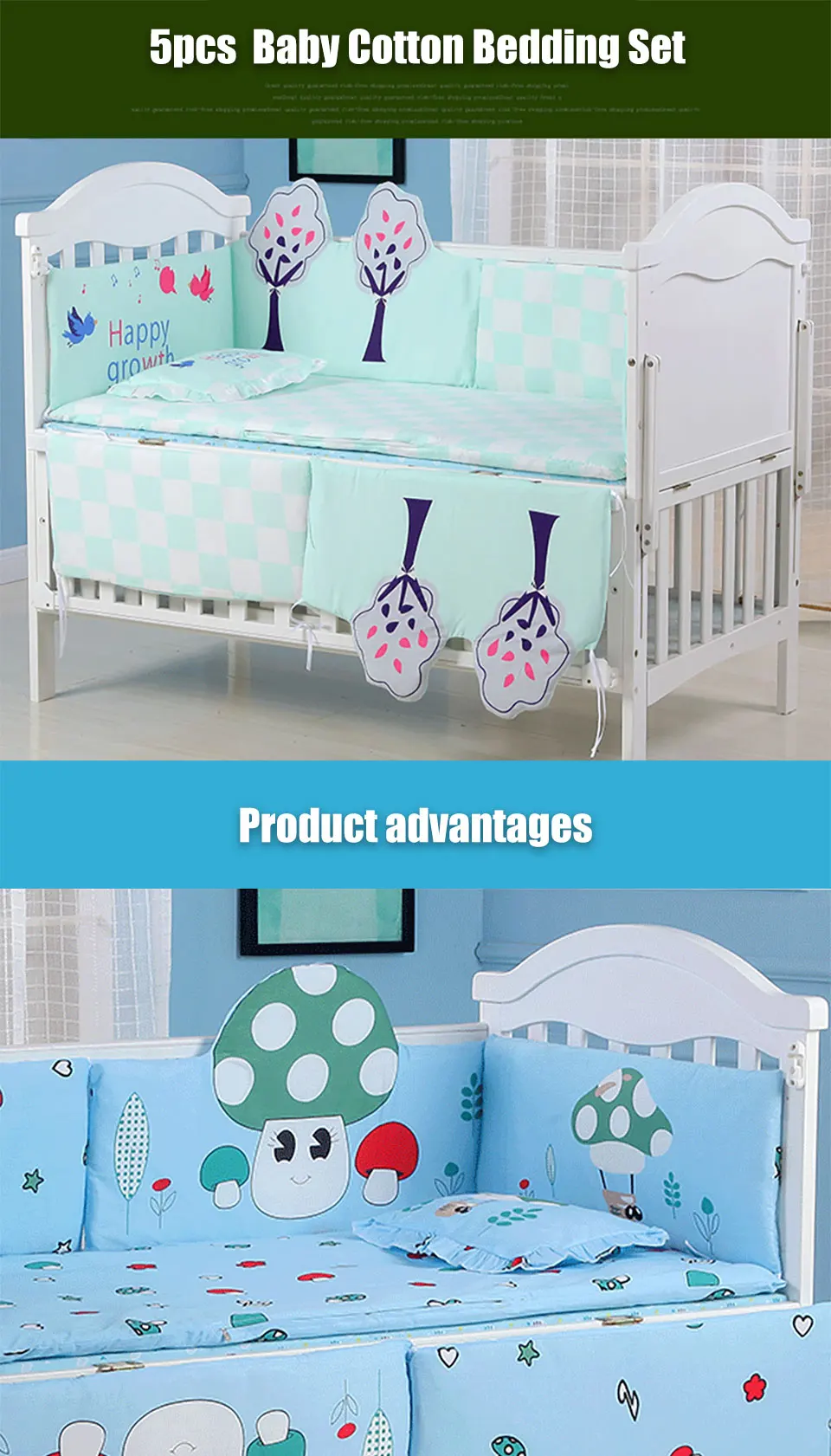 IMBABY/комплект постельного белья для малышей, 5 шт., детская кроватка, постельное белье для малышей, мягкая детская кроватка из хлопка, мягкий детский бампер, наволочка, простыня для младенцев