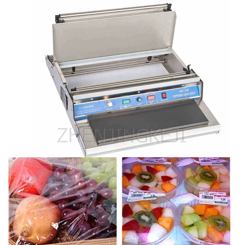 

Plastic Wrap Sealing Machine 220V Sealer Tools Supermarket Packing Machine Vegetables Ｍeat Fruit Food Fresh-keeping Equipment