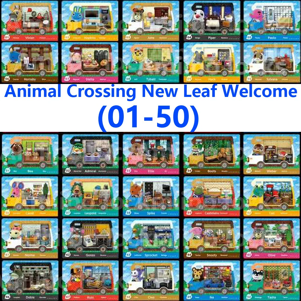50 шт. Amiibo замки nfc карты работы для скрещивания животных новый лист Добро